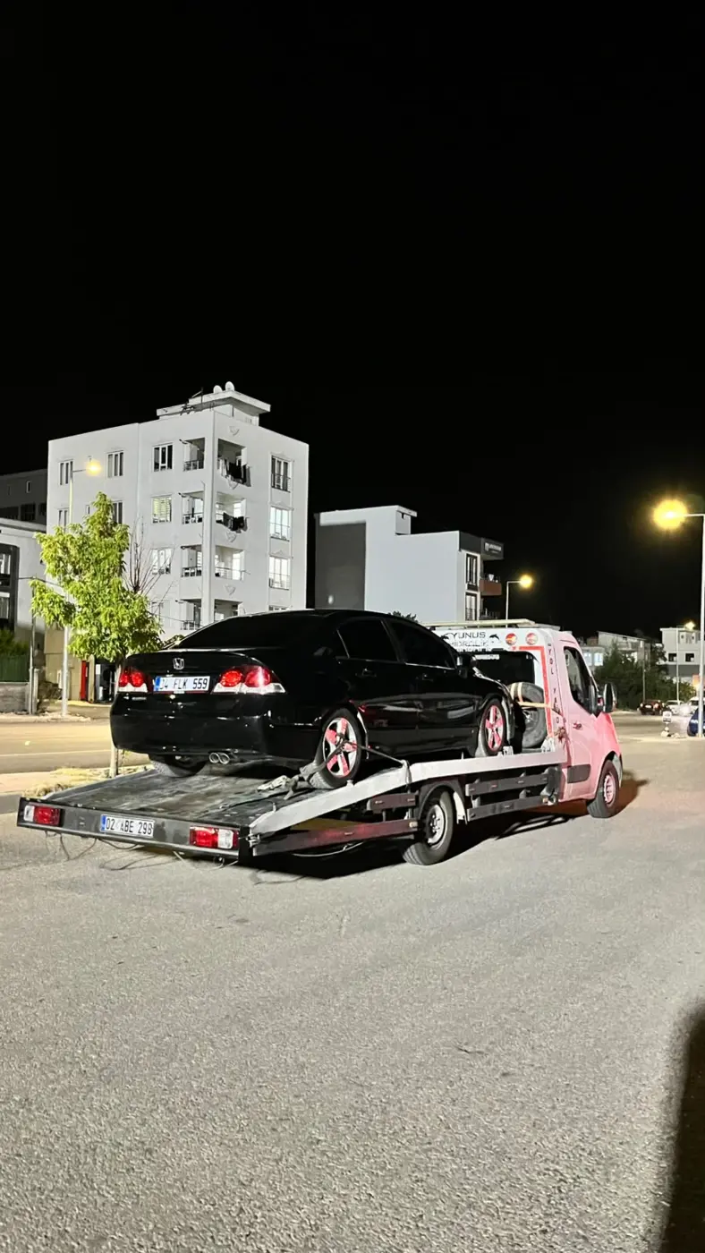 Adıyaman oto kurtarma hizmetinde gerçek çekici aracı