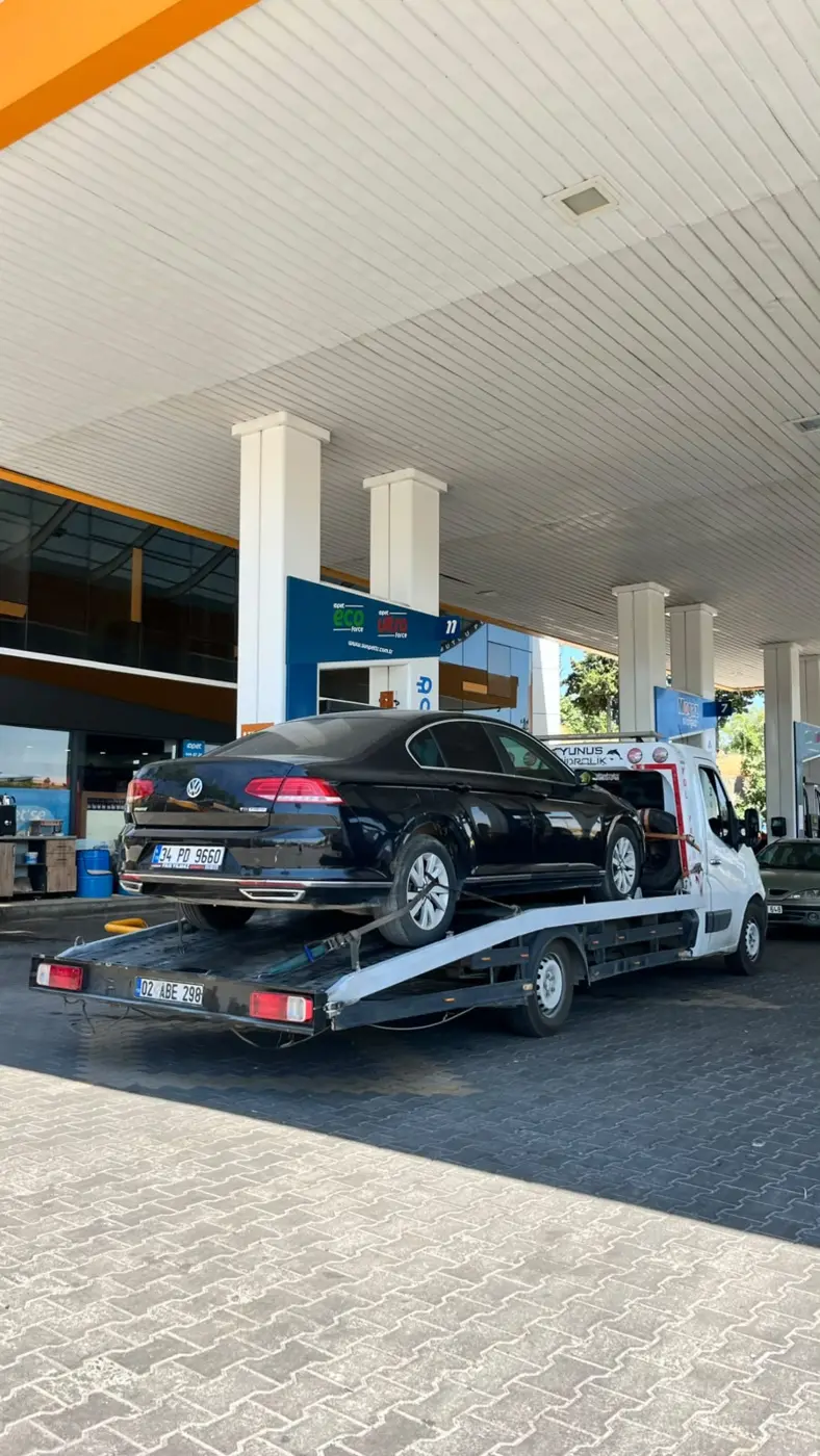 Adıyaman çekici ile servise araç taşıma